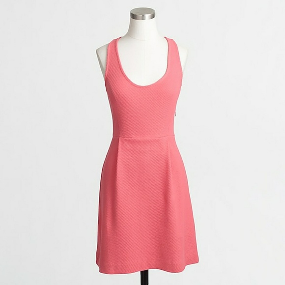 J. Crew Dresses & Skirts - J. CREW DOUBLE-KNIT RACERBACK A-LINE DRESS